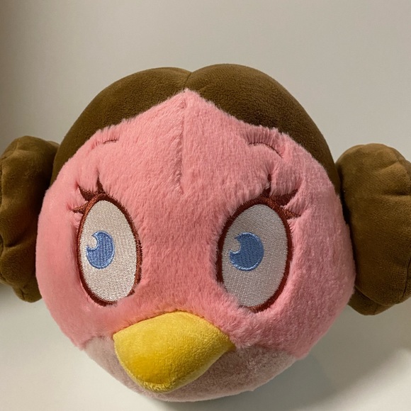 Angry Birds Star Wars Plush Princess Leia Organa Stuffed Animal Pink Toy 6 inch - Picture 4 of 14